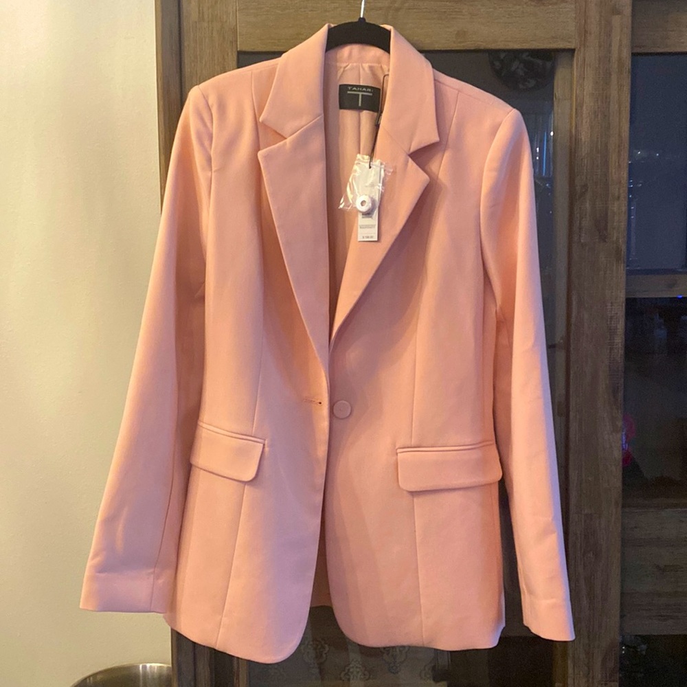 TAHARI Pink Quartz Blazer Size 2